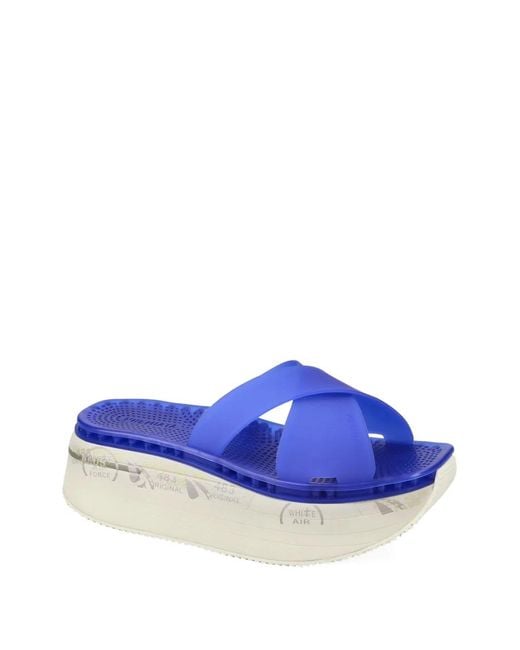 Premiata Blue Moura Slides