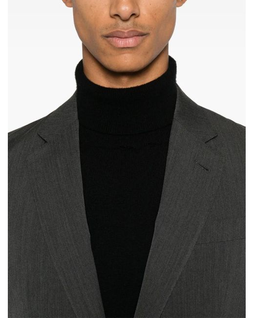 Giorgio Armani Gray Virgin-Wool Suit for men