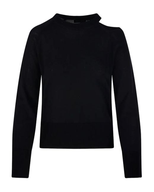Pull À Découpes Roberto Collina en coloris Blue