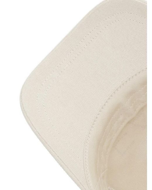 EA7 White Crystal-Embellished Logo-Print Cap