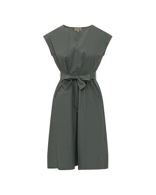 Woolrich Gray Poplin Dress