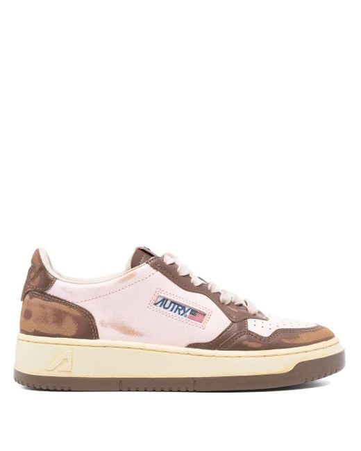 Autry Pink Super Vintage Sneakers