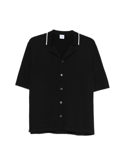 Aspesi Black Button-Up Shirt for men