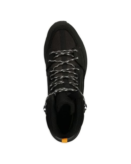Jack Wolfskin Black Terraquest Texapore Perforated Ankle Sneakers for men