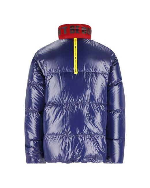 Moncler Red X Asap Rocky Logo-Patch Puffer Jacket for men