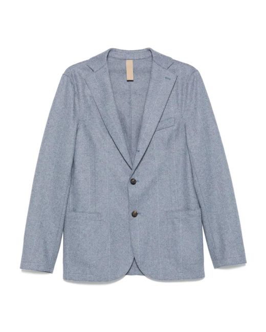 Eleventy Blue Pinstripe Two-Button Blazer for men