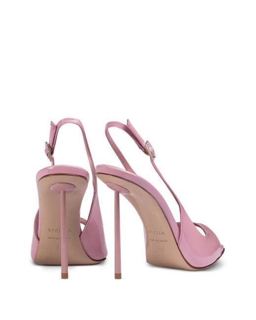 Le Silla Pink Bella Heeled Sandals