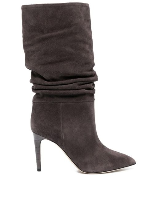 Paris Texas Gray Stiefel Mit Absatz 90Mm
