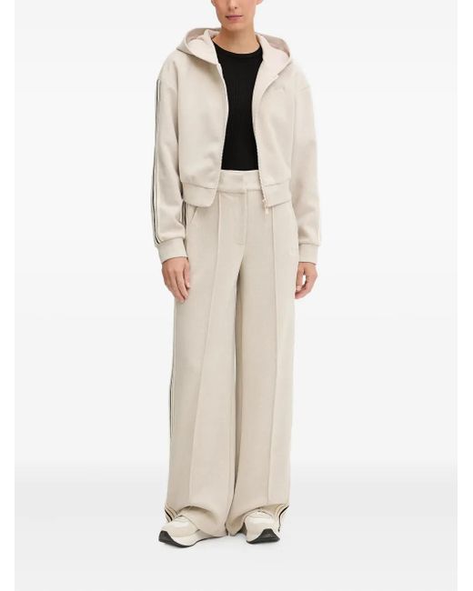 Guess Natural Stripe-Detail Track Pants