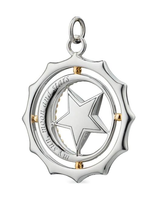 Monica Rich Kosann Metallic My Sun Moon And Starts Embellished Pendant
