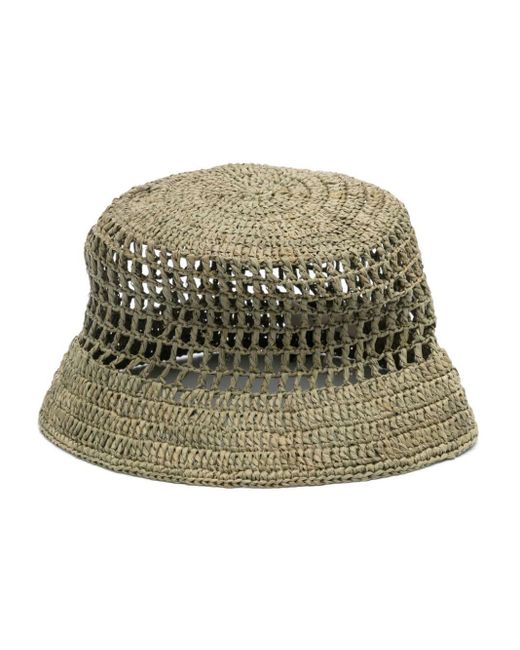 Manebí Green Crochet Bucket Hat