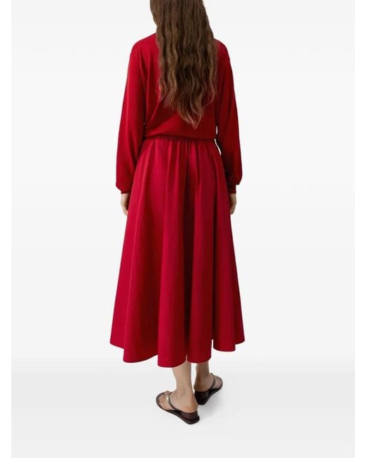 Cordera Drawstring Flared Skirt