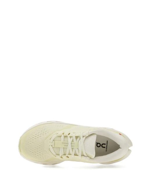On Shoes White Cloudrunner 3 Low-Top Sneakers