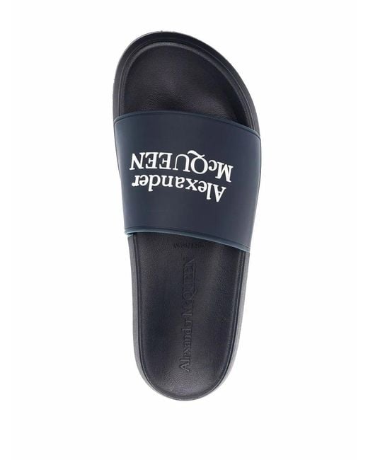 McQueen Sandals Blue for men