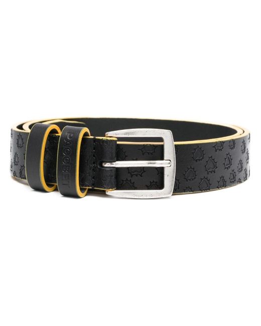 Rassvet (PACCBET) Black Embossed-print Leather Belt for men