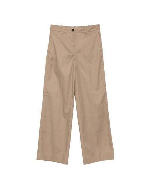 Marc O' Polo Natural Belt-Loop Palazzo Pants