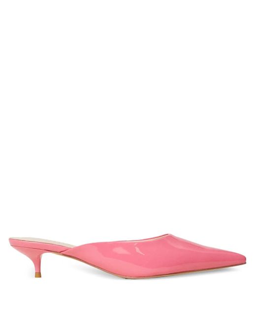 Twinset Pink Pointed-Toe Mules