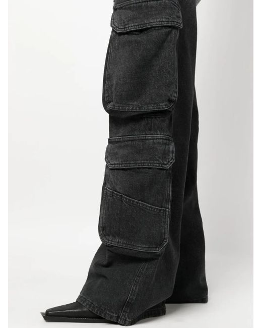 DIESEL Gray D-side Cargo Jeans