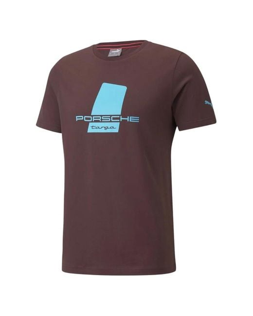 PUMA Red X Porsche Logo-Print T-Shirt for men
