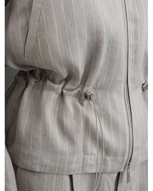 Moorer Gray Tinya-Rvl Jacket