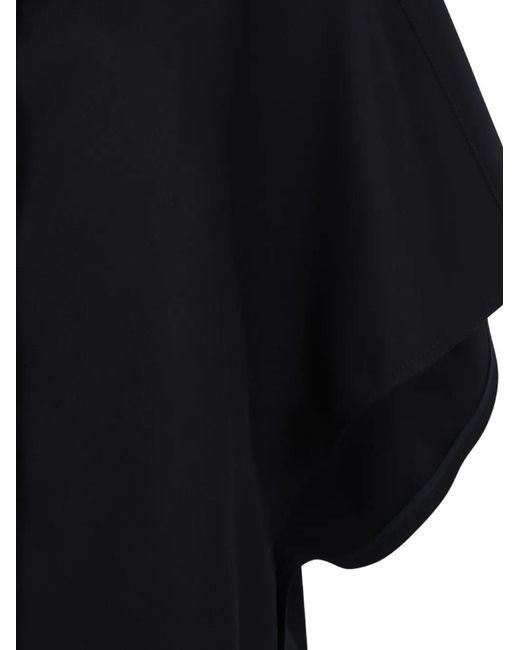 Chaqueta Con Cuello Y Botones Max Mara de color Blue