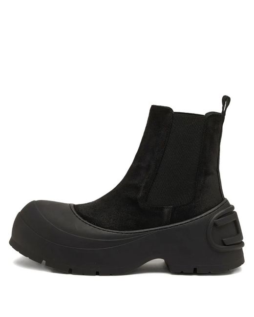 DIESEL Black Donald Beatle Boots for men