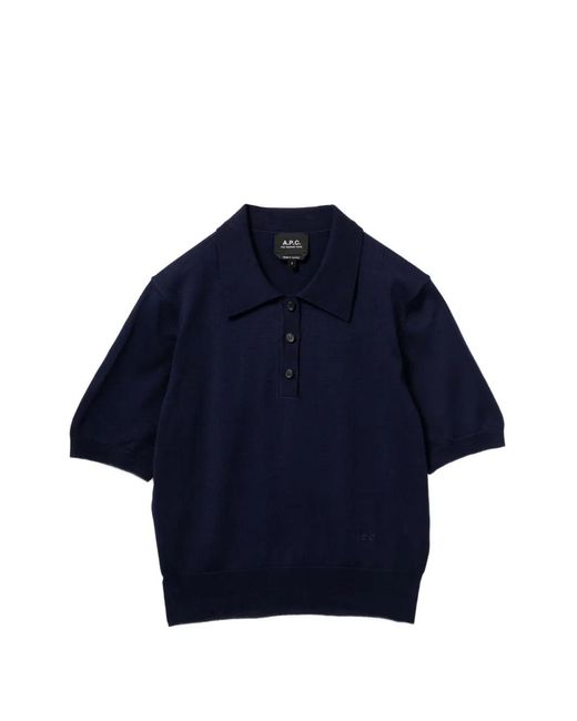 A.P.C. Ruby Poloshirt in het Blue