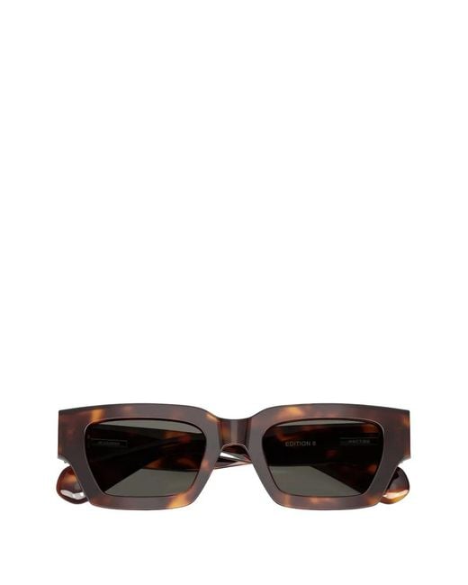 Oliver Peoples Gray Edition 6 Tortoiseshell-Effect Rectangle-Frame Sunglasses
