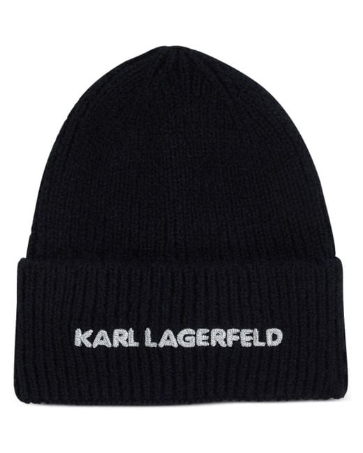 Karl Lagerfeld Blue K/Essential Beanie