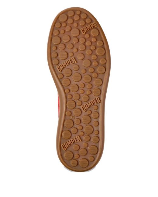 Baskets Pelotas Soller En Cuir À Rayures Camper en coloris Red