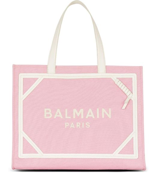 Bolso shopper B-Army mediano Balmain de color Pink
