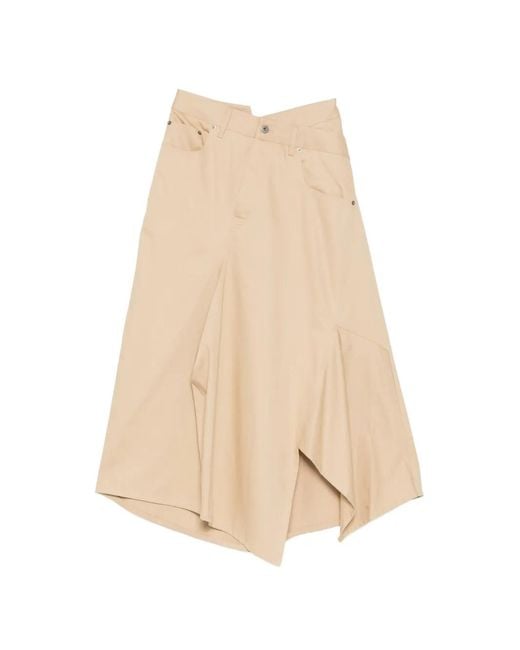 Loewe Natural Asymmetric Skirt
