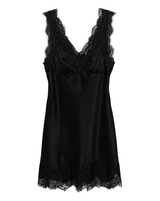 Reformation Black Cecily Dress