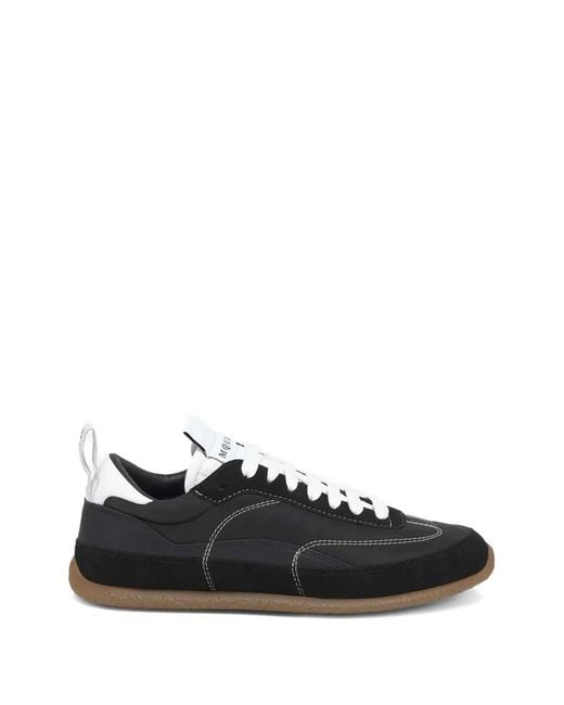 McQueen Black Ec1 Lace-Up Sneakers for men