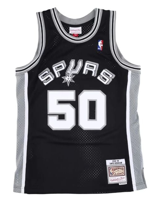 Jersey Swingman NBA Spurs 98-99 David Robinson Mitchell & Ness de hombre de color Black