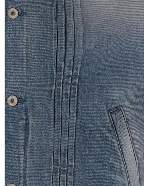 Loewe Blue Gradient Denim Jacket for men