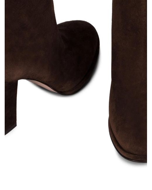 Le Silla Brown 90Mm Elsa Ankle Boots