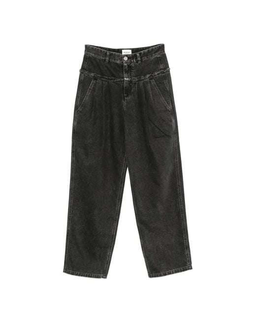 Vaqueros Con Pliegues Isabel Marant de color White