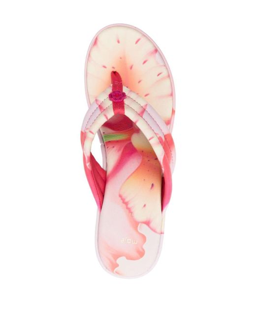 Sandali a fiori 90mm di Maje in Pink