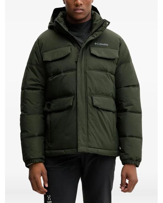 Columbia Gefütterte Jacke Mit Logo-Print in Black für Herren