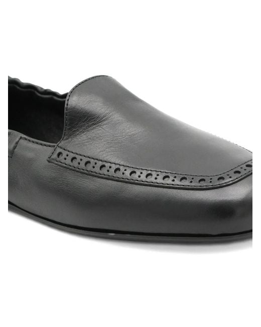 Church's Black Mocassins À Détails Façon Richelieus