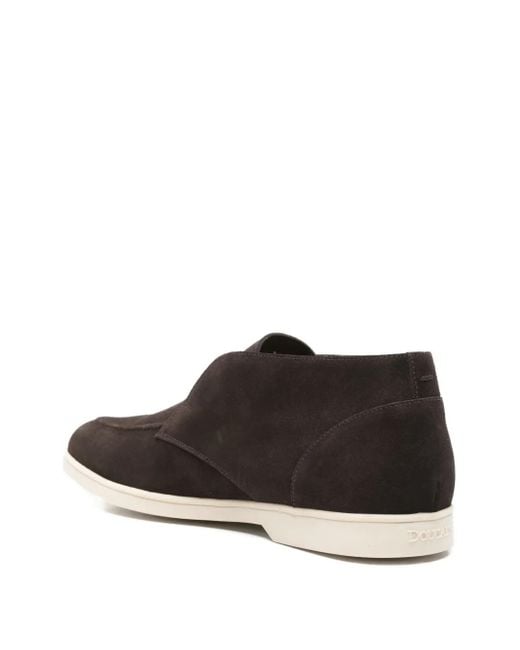 Doucal's Brown Suede Boots for men