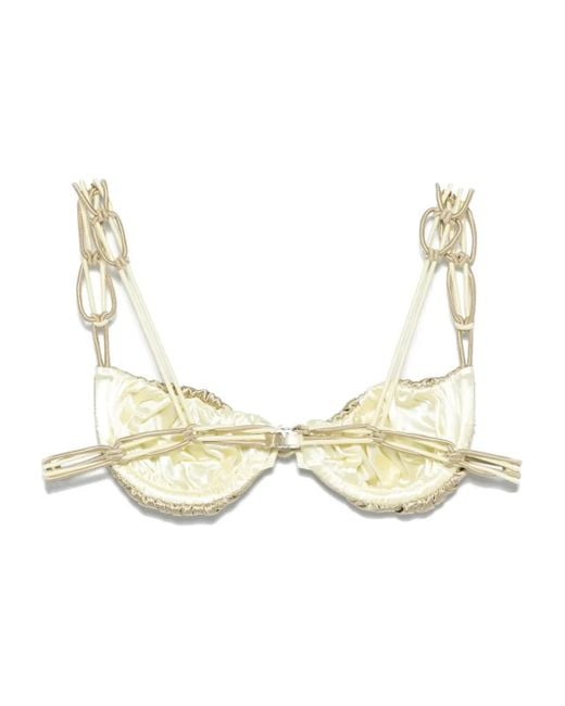 Isa Boulder Natural Reversible Bikini Top