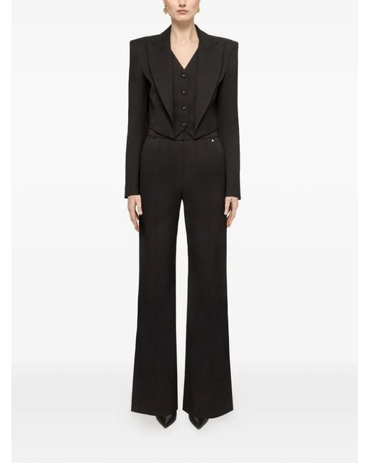 Nissa Black Cropped Blazer