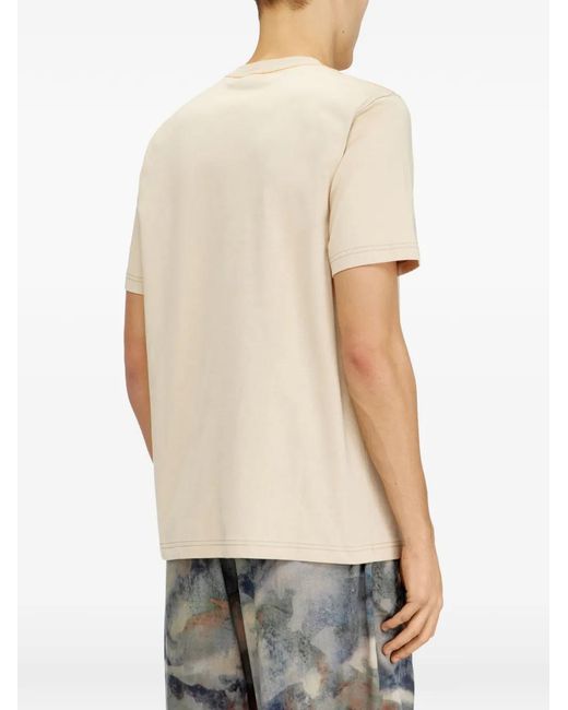 DIESEL Natural Crew-Neck T-Shirt for men