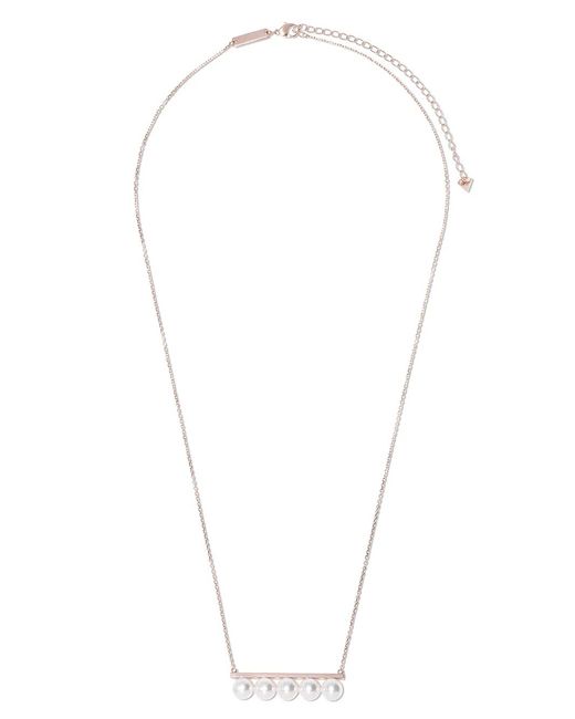 Tasaki White 18Kt Rose Balance Signature Necklace