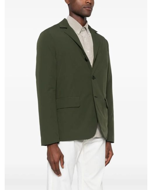 Aspesi Green Technical-Jersey Blazer for men