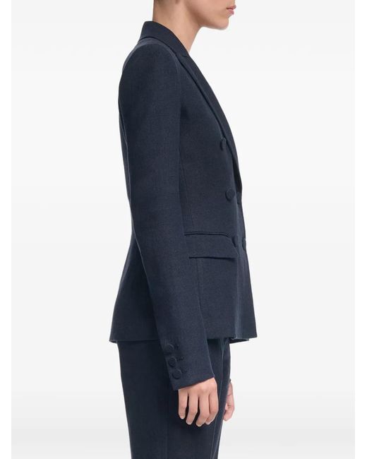 Altuzarra Blue Double-Breasted Fitted Jacket