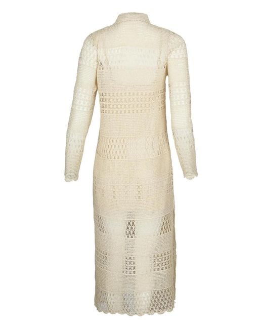 Zimmermann Natural Wanderlust Crochet Sun Dress