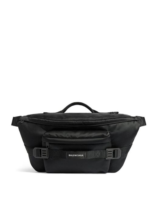 Balenciaga Black Large Army Belt Bag for men